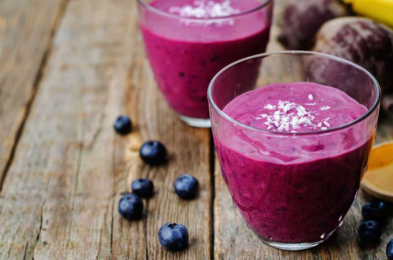 Albana Blueberry Slurpee Smoothie