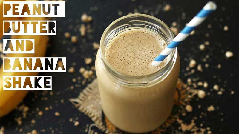 Banana Peanut Protein Shake