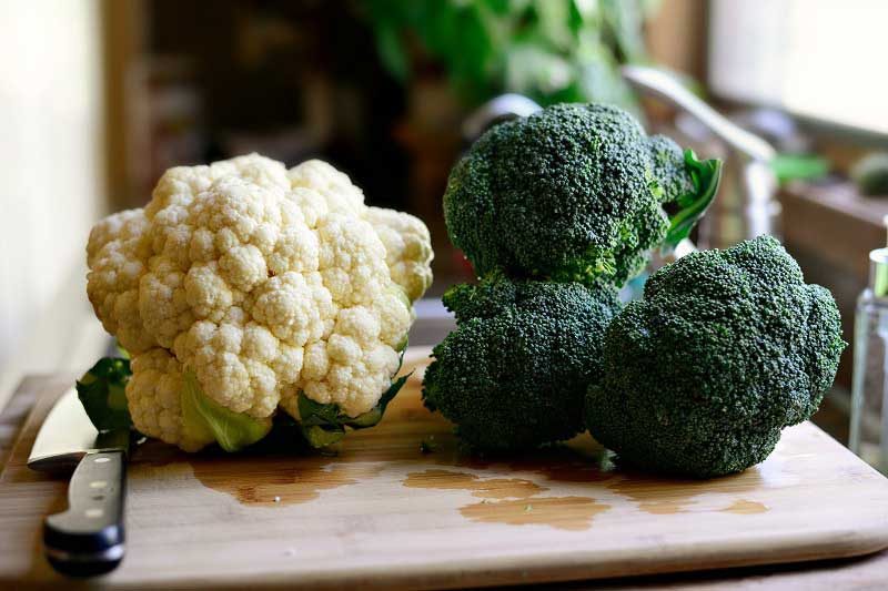 Veggies like Cauliflower & Broccoli