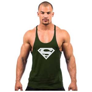 Activeforce Men's Double Sided Gym Vest – Stringer Muscle Tank For Bodybuilding & Training