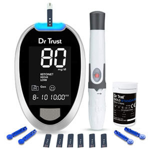 Dr TrustFully Automatic Blood Sugar Testing Glucometer Machine