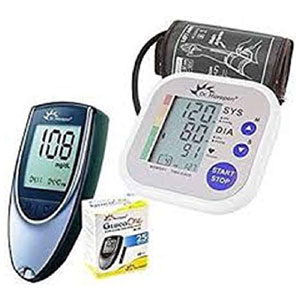 Morepen BP02 Blood Pressure Monitor and BG03 Glucose Check Monitor Combo