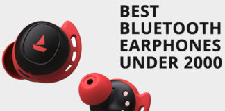 Best Bluetooth Earphones Under 2000 in India